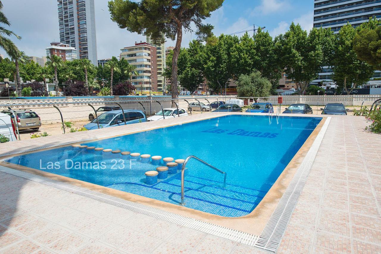 Las Damas Premium 23F Beach Front - Pool & Parking Benidorm Extérieur photo